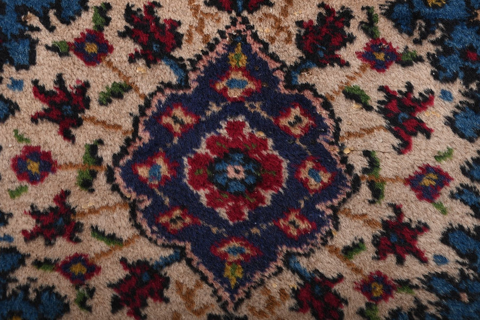 Thumbnail: 4x7 Beige Semi-Antique Turkish Wool Rug