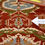 Thumbnail: red 4x8 sivas turkish antique rug
