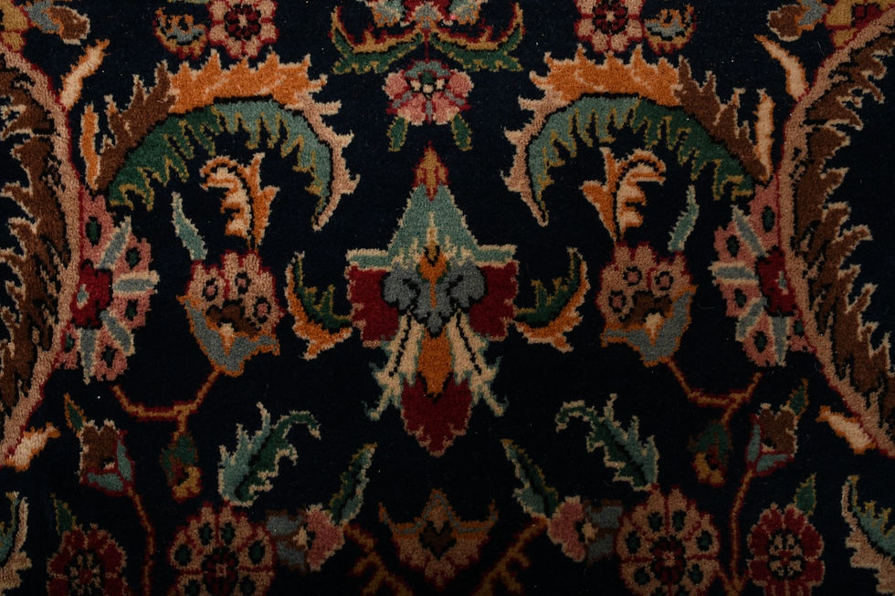 Thumbnail: 8x10 Blue Semi-Antique Turkish Kayseri Wool Rug