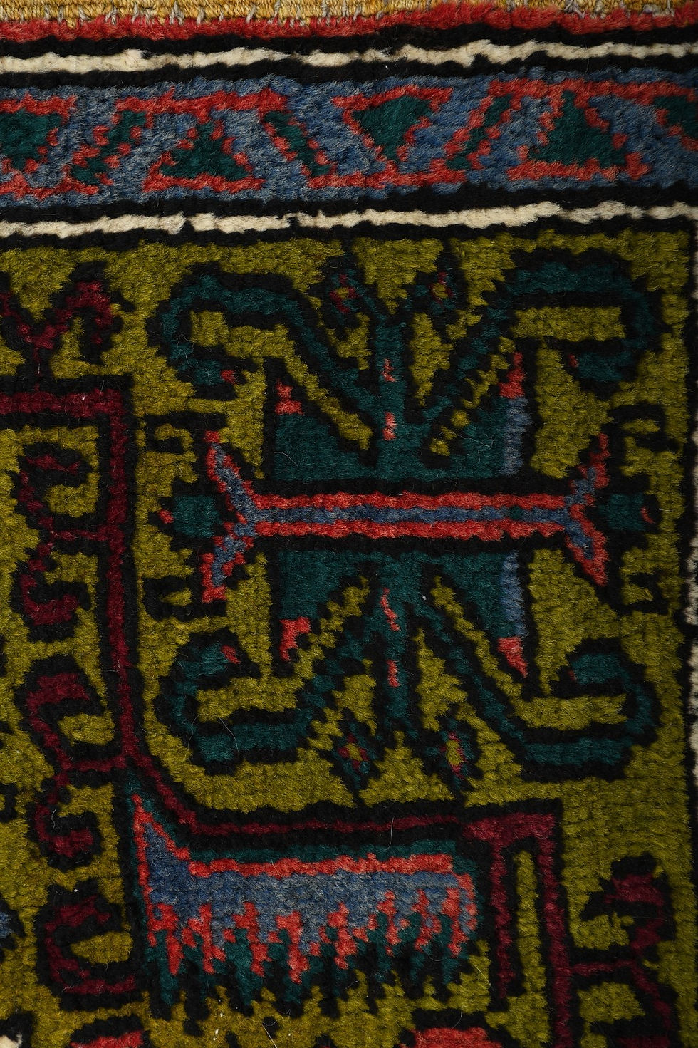Thumbnail: Vintage Turkish RED Rug 5x7 Handmade Wool Anatolian Area Rug 1161