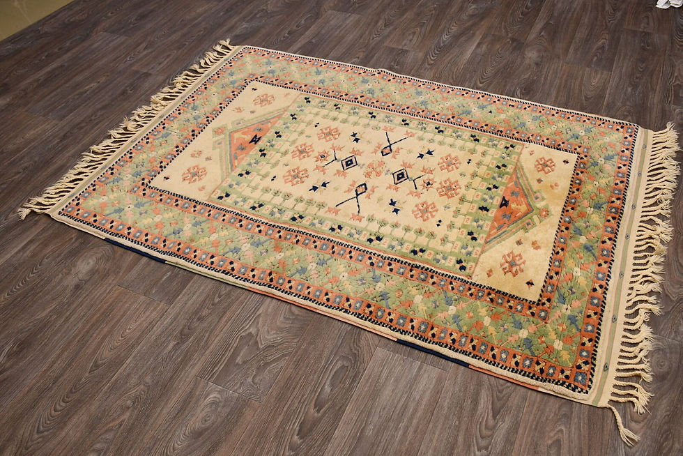 Thumbnail: 4x6 Anatolian Rug: A Timeless Elegance with a Splash of Colors