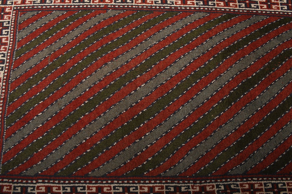 Thumbnail: 4x6 Red Semi-Antique Turkish Wool Rug