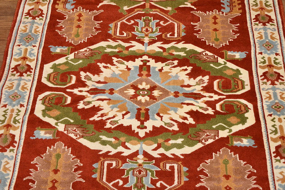 Thumbnail: red 4x8 sivas turkish antique rug
