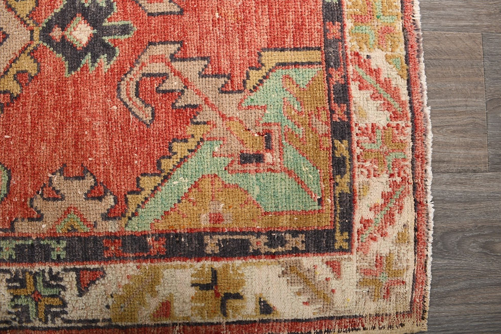 Thumbnail: 3x6 Rust Semi-Antique Turkish Wool Rug