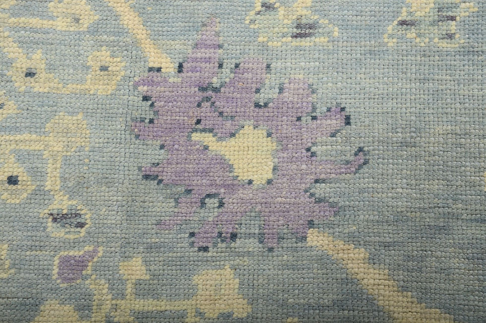 Thumbnail: 8x10 Beige Turkish Oushak Wool Rug