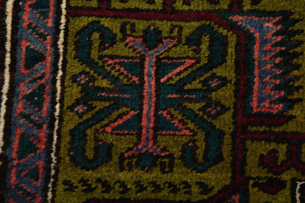 Thumbnail: Vintage Turkish RED Rug 5x7 Handmade Wool Anatolian Area Rug 1161