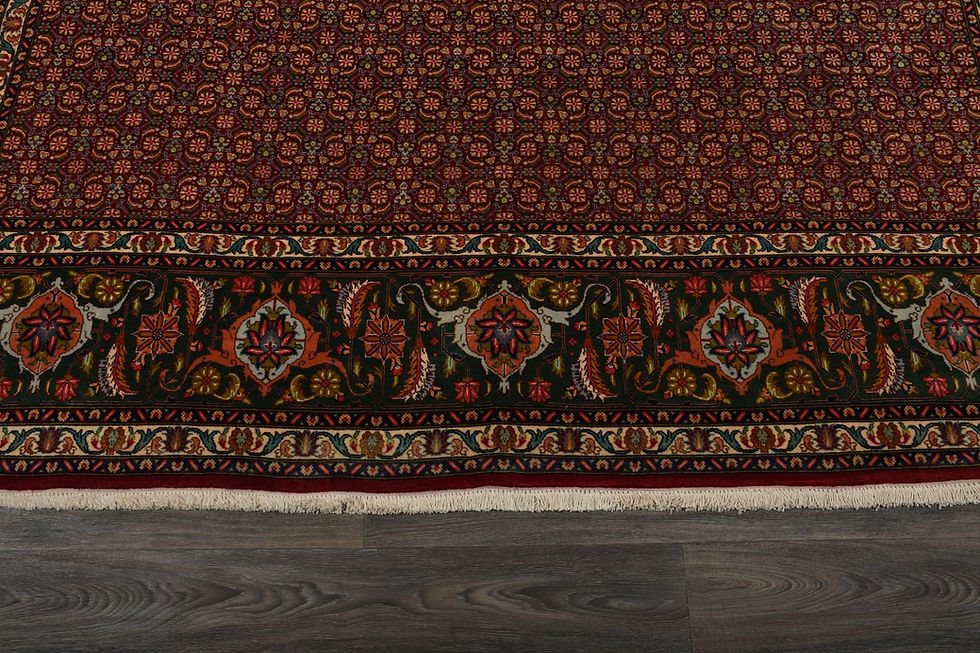 Thumbnail: 8x12 Red Semi-Antique Persian Wool Rug