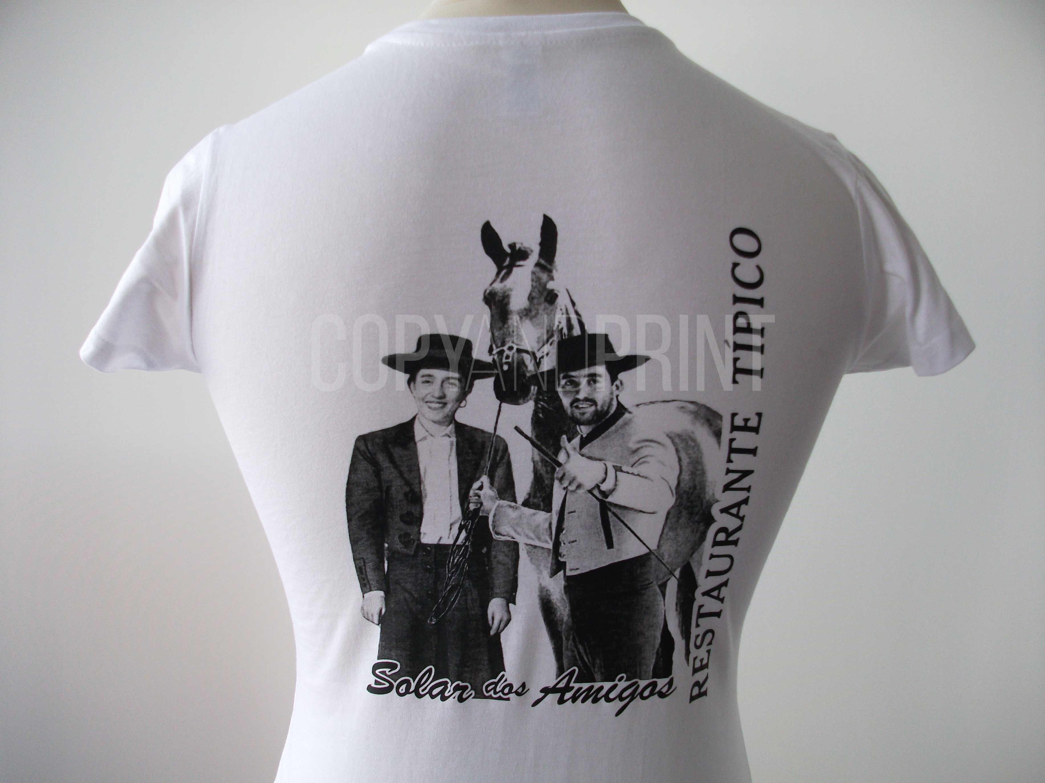 T-shirt Estampagem Empresa Costas