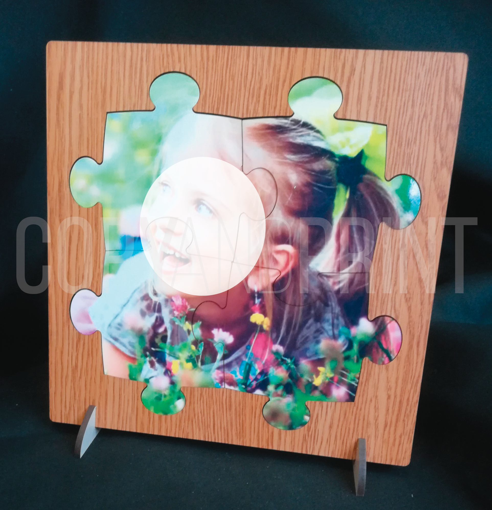 Moldura Efeito Puzzle