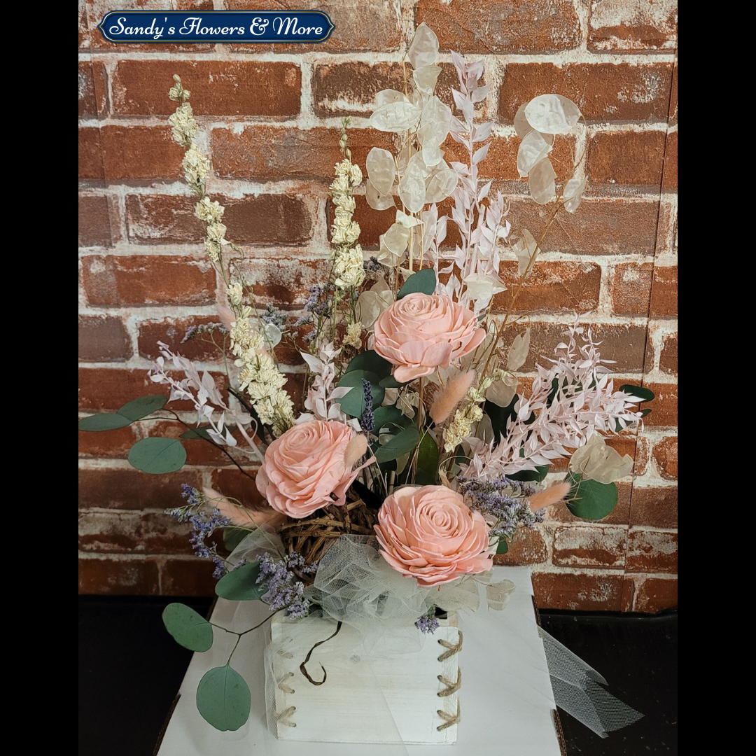 Pink Elegance- Dry Flower Arrangement