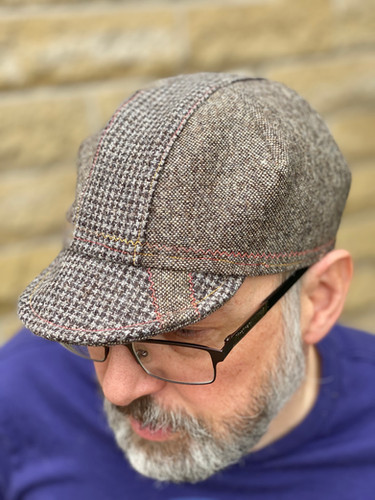 Yorkshire Wool Cycling cap - Tweed 