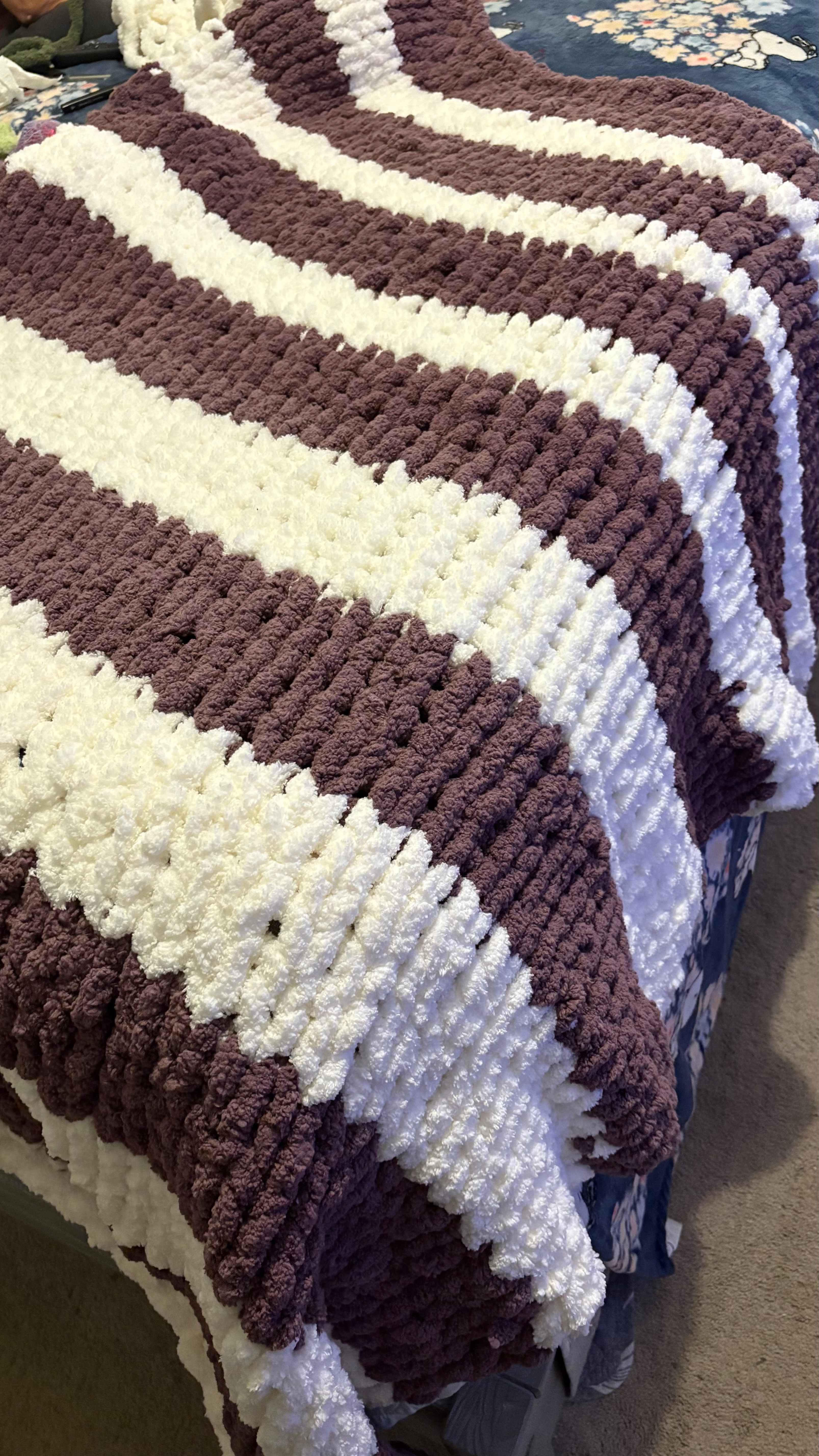 Whimsical Purple Blanket