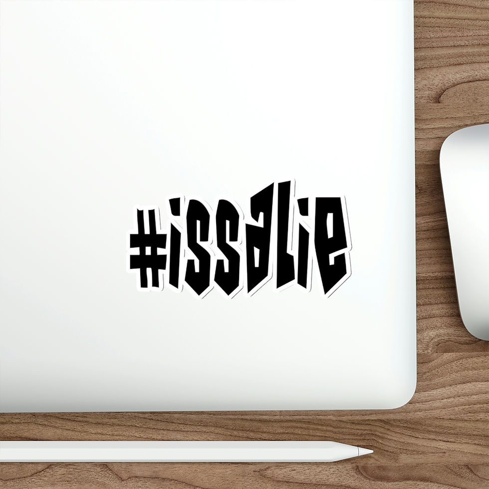 Thumbnail: #issalie Die-Cut Sticker (multiple sizes)