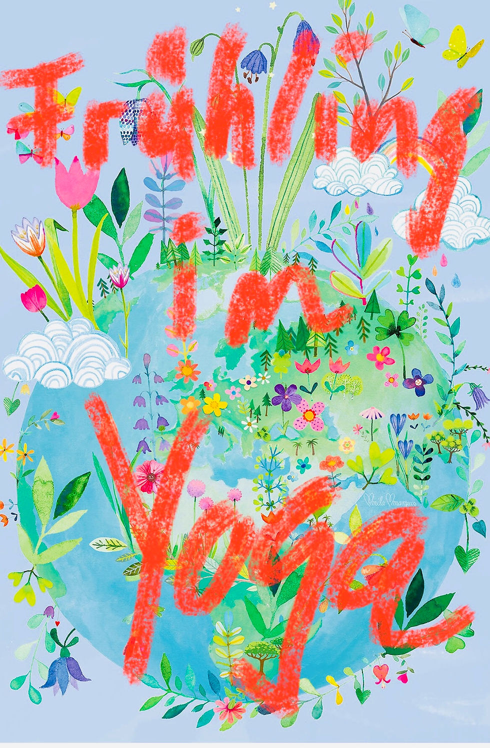 Frühlingskraft im Yoga