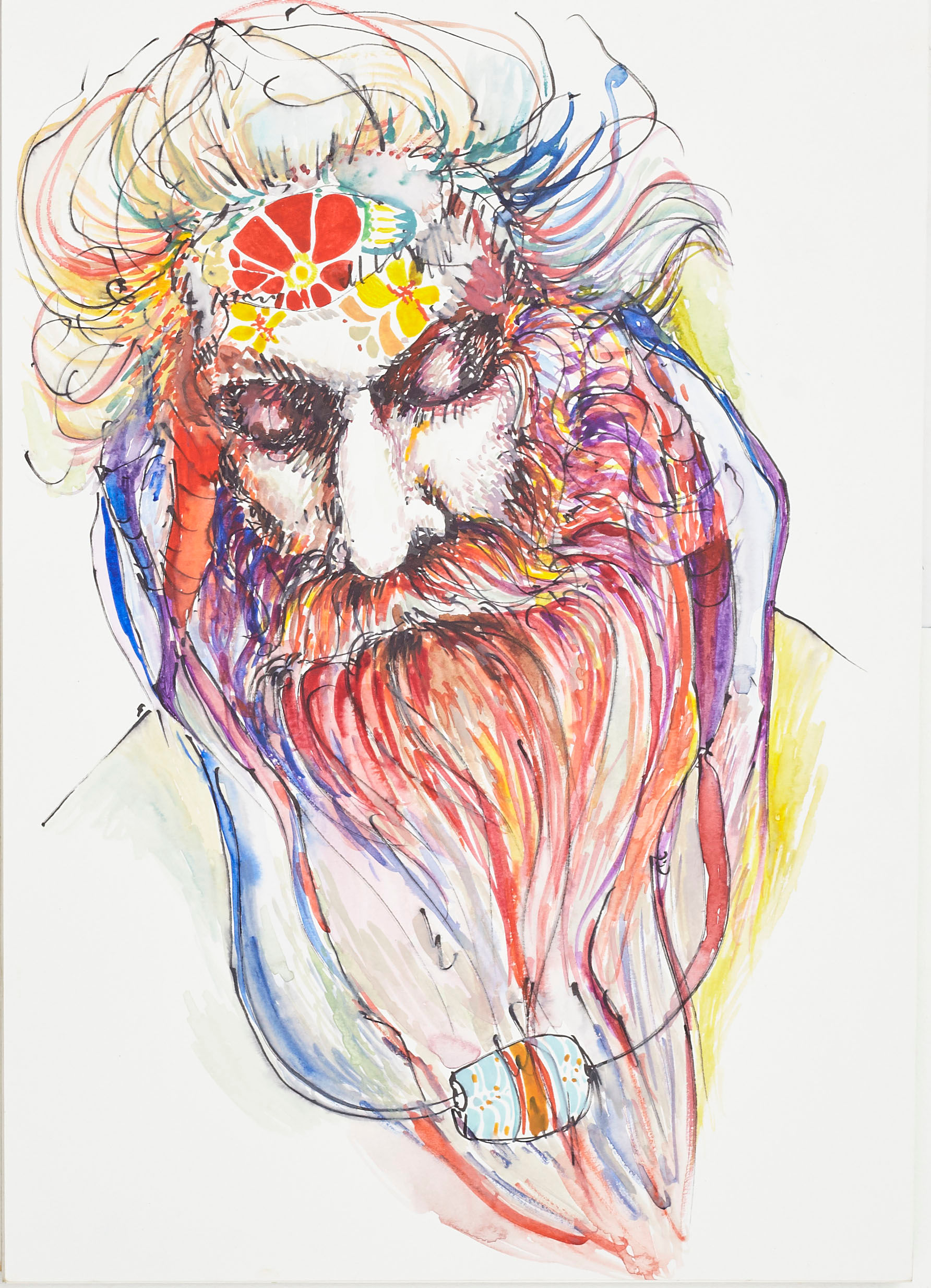 Portrait of a star, 30cm X 40cm, Watercolours