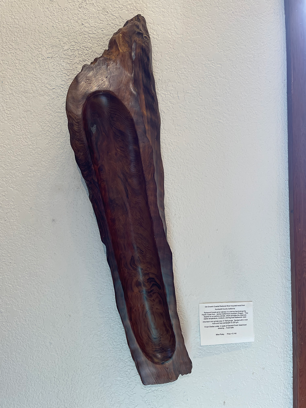 Old Growth Coastal Redwood Bowl