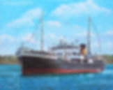 SS Shieldhall on a cruise in the Solent 2014