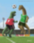 Dinosaur Football Sport Game 2010