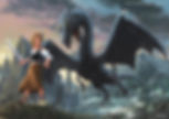 Girl with Dragon Fantasy 2017