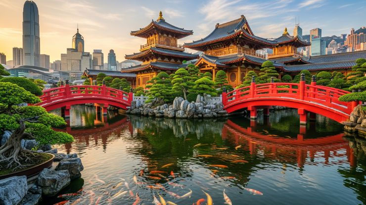 Chi Lin Nunnery & Nan Lian Garden