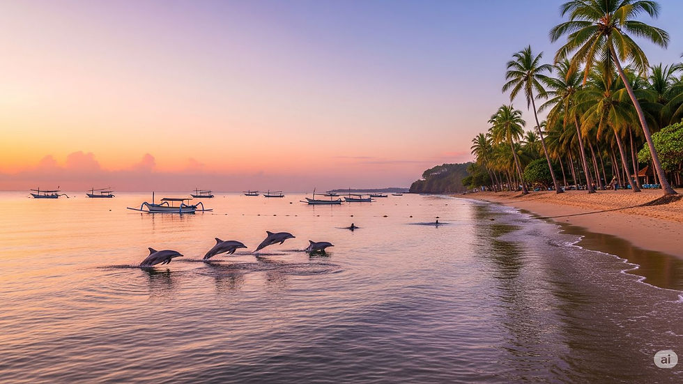 Lovina – Black Sand Beaches & Dolphin Watching