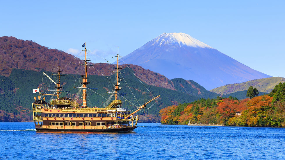 Japan Group with Tripoly (Hakone, Japan)