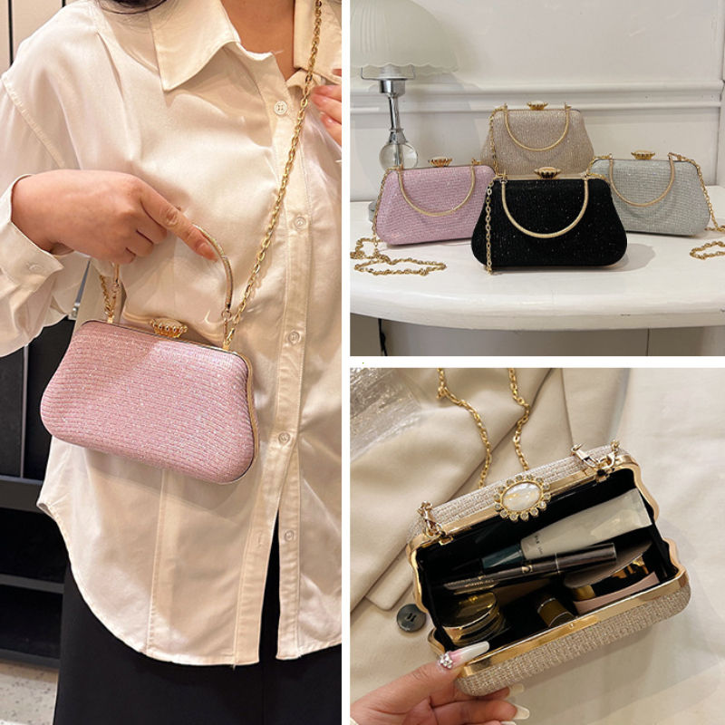 Thumbnail: Luxury High Design Women Evening Bag Brand Party Banquet Glitter Bag for Ladies 
