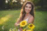 summer sunflowers senior photos