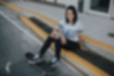 skateboard inspired senior photos