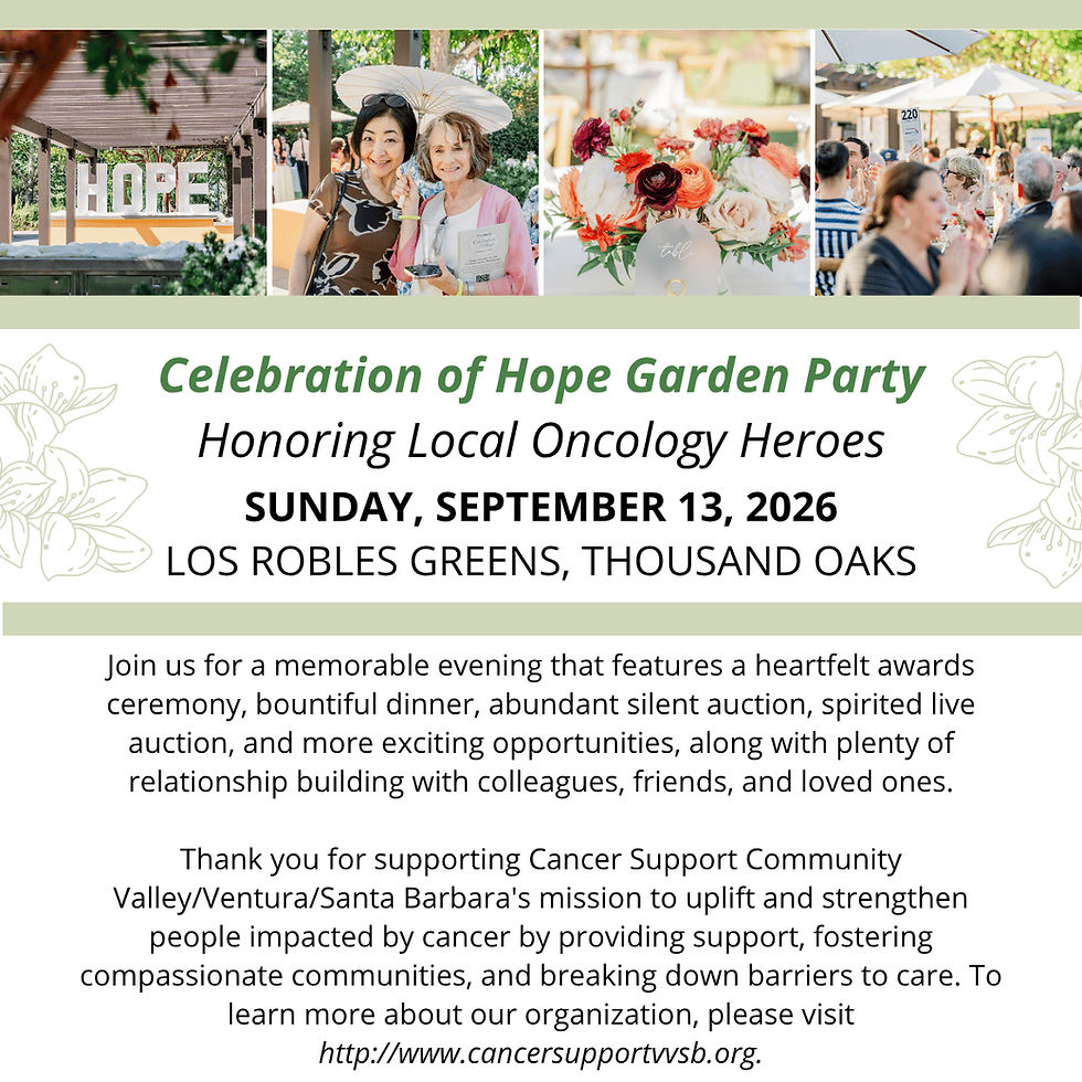 Cancer Support Community’s Celebration of Hope