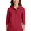 Thumbnail: Port Authority® Ladies Silk Touch™ 3/4-Sleeve Polo