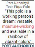 PA Tech Pique Polo - Marketing Statement