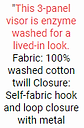 PA Fashion Visor - Marketing Statements.