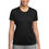 Thumbnail: Womens Crew Neck Tees, Womens Short Sleeve Tee, Womens Black Tees, Womens Tee, Polyester Tee, Moisture Wicking Tee | AAVANTE