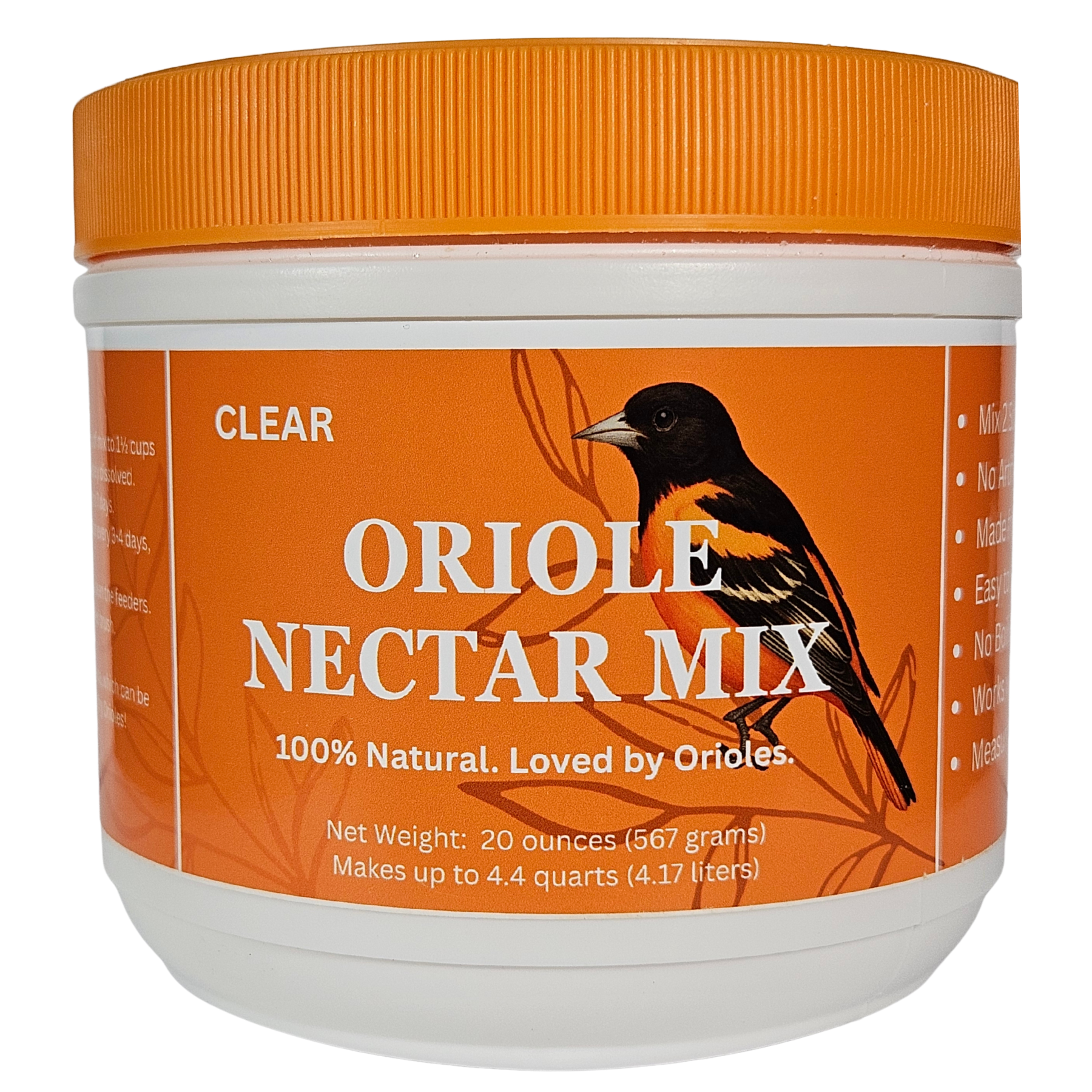 Oriole Nectar Mix - Clear