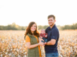 Adoptive family with their newborn