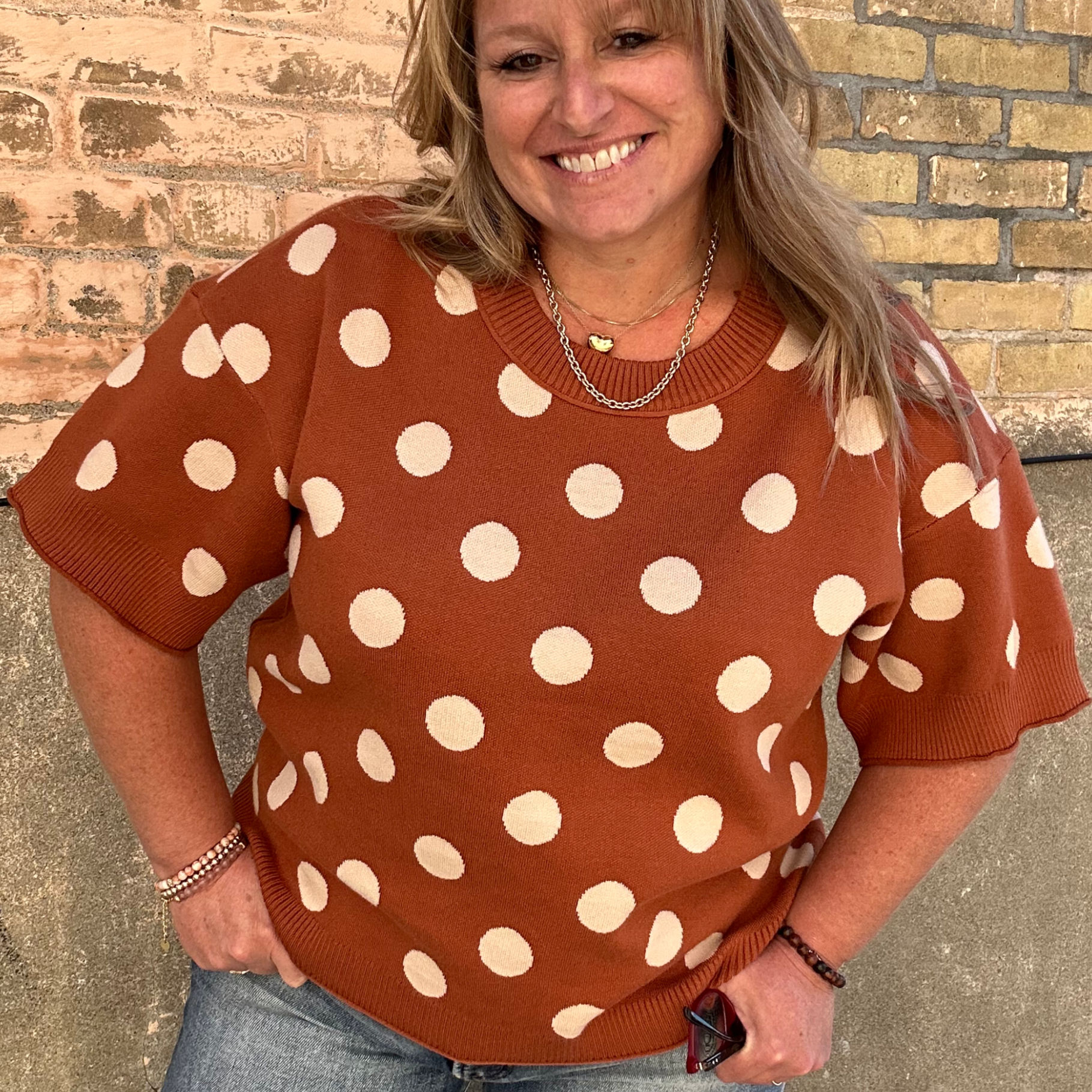 Patsy Dot Sweater