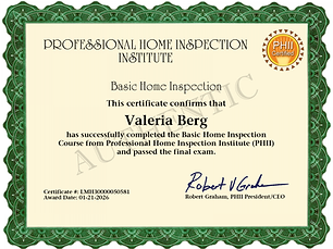 Certification