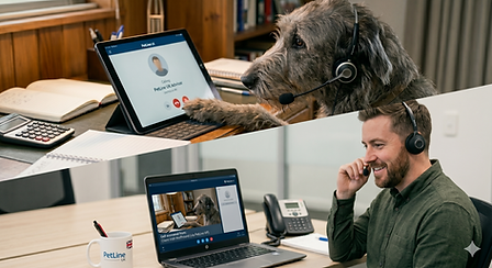 dog phone man call.png