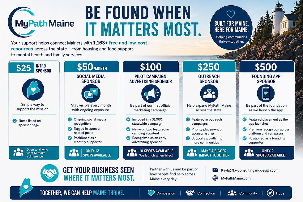 Be Found When It Matters Most: Why Supporting MyPath Maine Is Bigger Than a Sponsorship