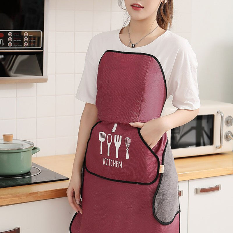Thumbnail: Tie-Less Apron Oil and Waterproof -Unisex Large Pockets 