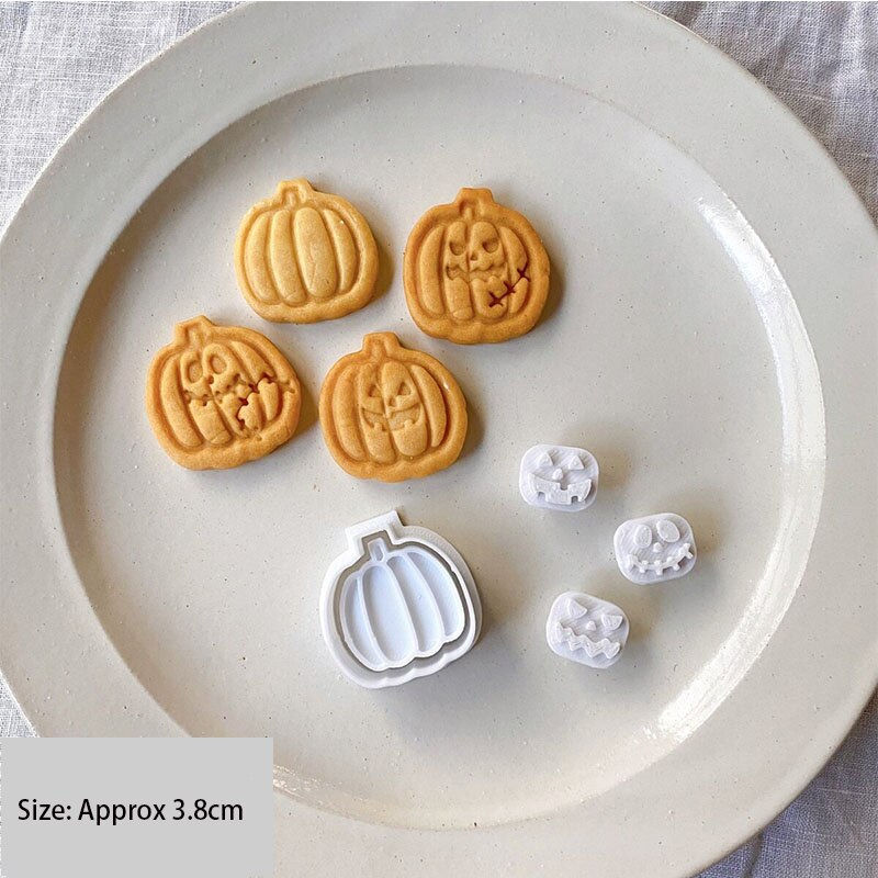 Thumbnail: Halloween Pumpkin Ghost Cookie Mold Cutter 