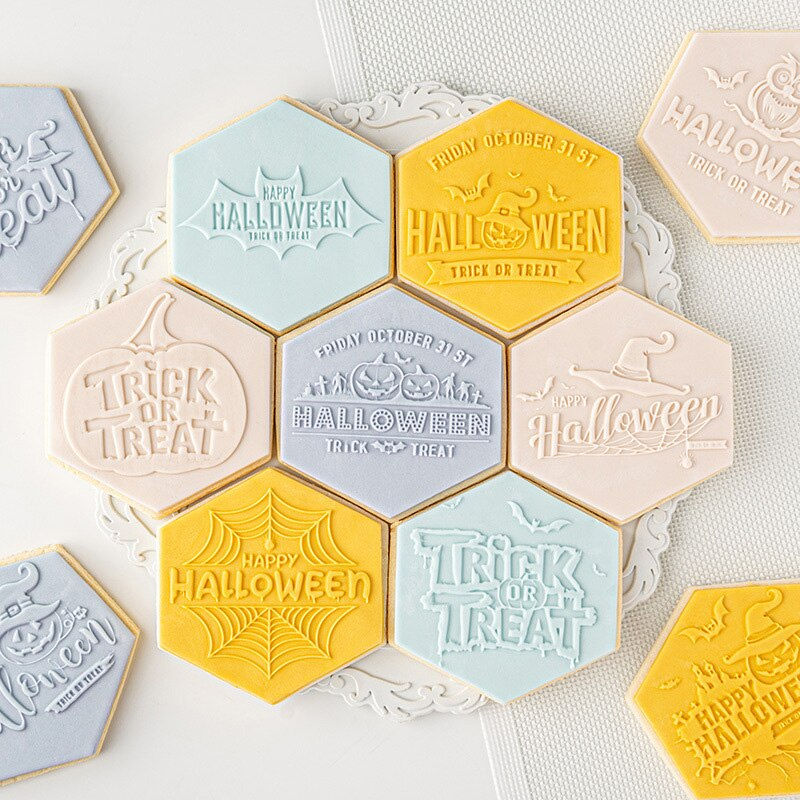 Thumbnail: Halloween Cookie Cutters & Press Stamp Embosser 