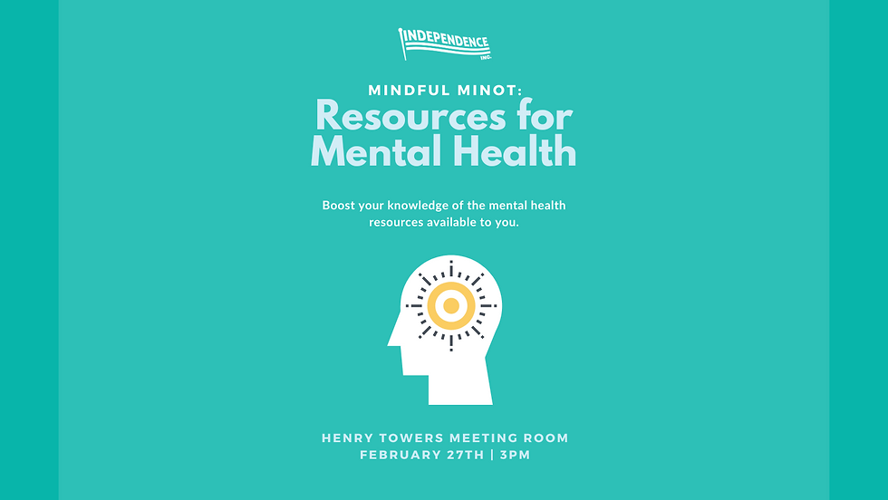 Mindful Minot: Resources for Mental Health