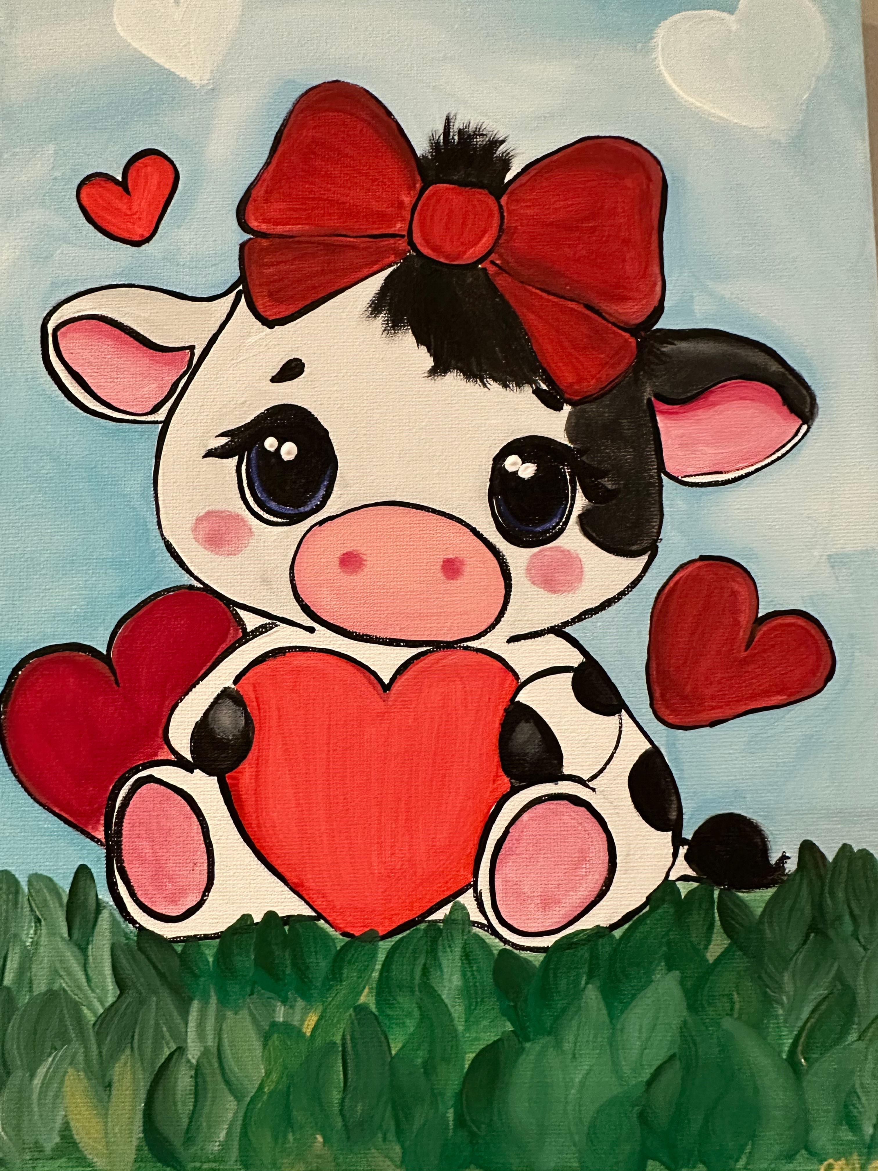 Baby Cow Valentine