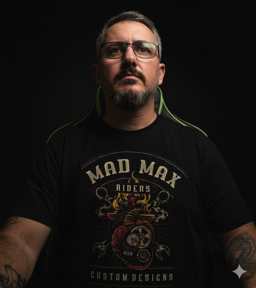 Camiseta MadMax modelo F