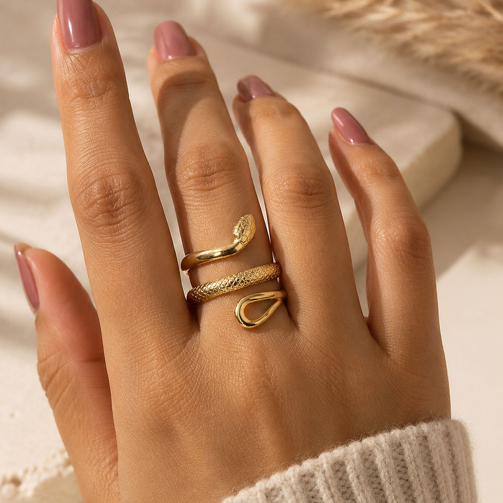 Thumbnail: Serpent Wrap Ring