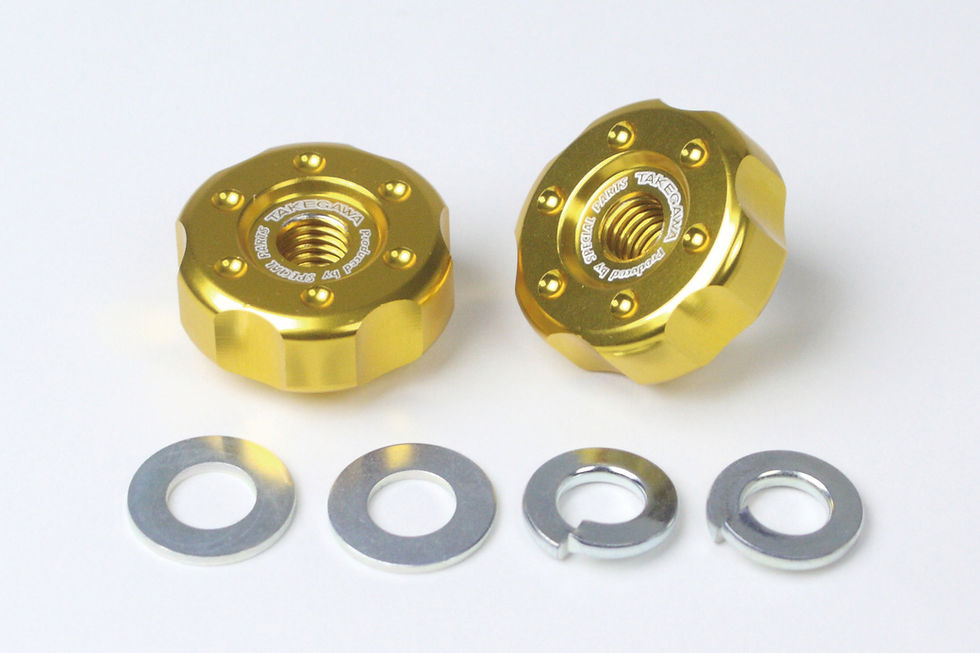 Thumbnail: Takegawa Chain Adjustment Nut (2Pcs) Z50/KLX110/CRF110/CRF125