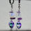 Thumbnail: Purple Skull Earrings