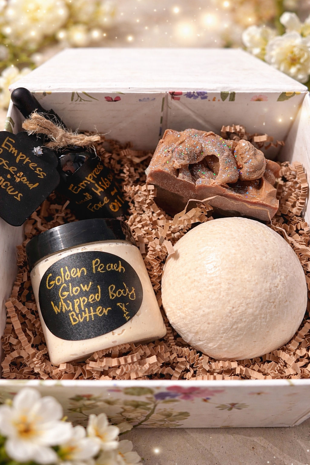 Golden Peach Glow Gift Box